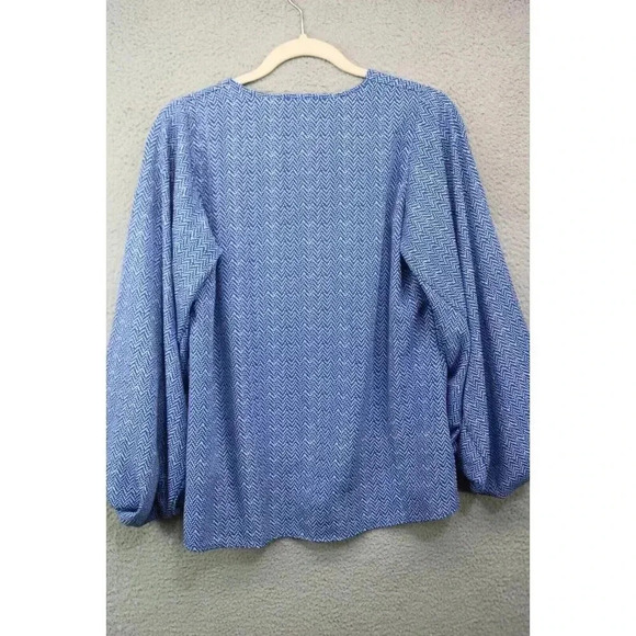 Vici Large Balloon Sleeves V-Neck Tunic-Size Medium-Boho - Picture 8 of 10